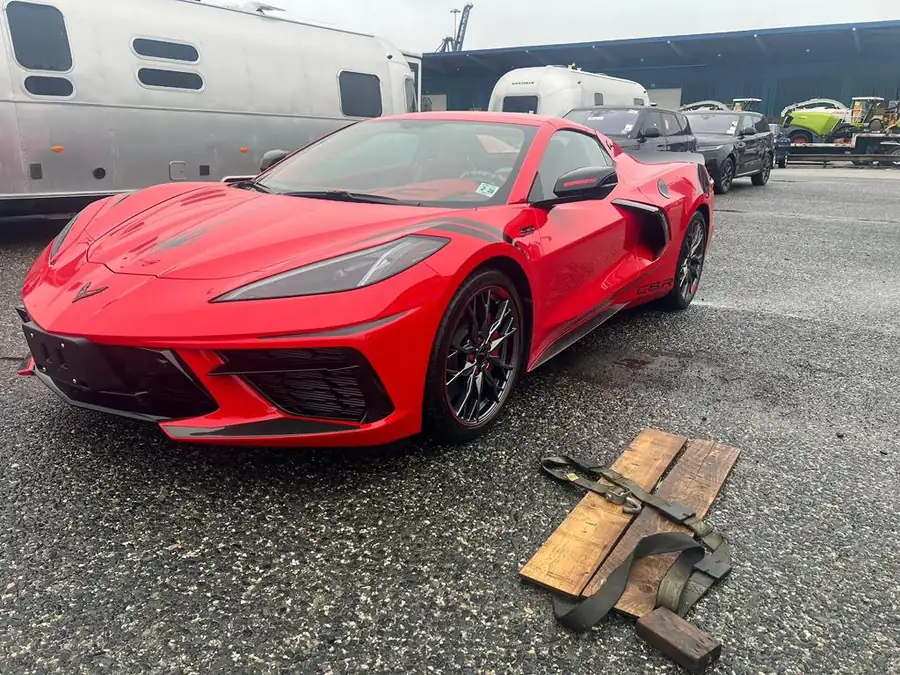 A Chevrolet Corvette C8